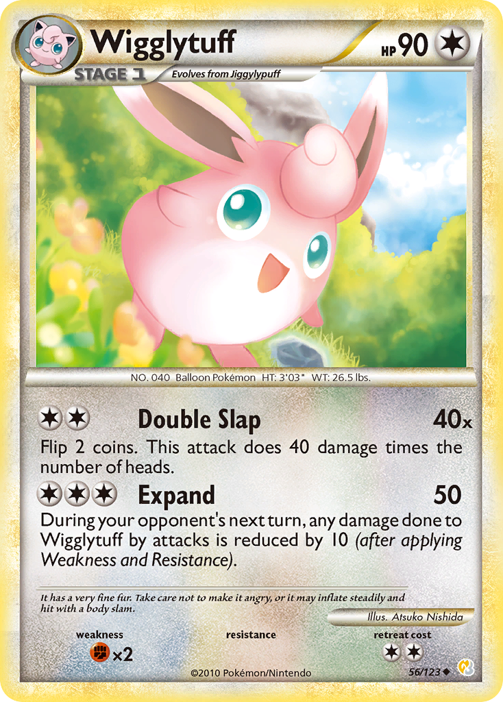 Wigglytuff (56/123) [HeartGold & SoulSilver: Base Set] | Gear Gaming Fayetteville