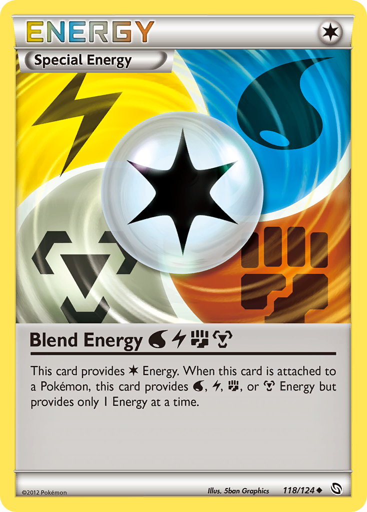 Blend Energy WaterLightningFightingMetal (118/124) [Black & White: Dragons Exalted] | Gear Gaming Fayetteville