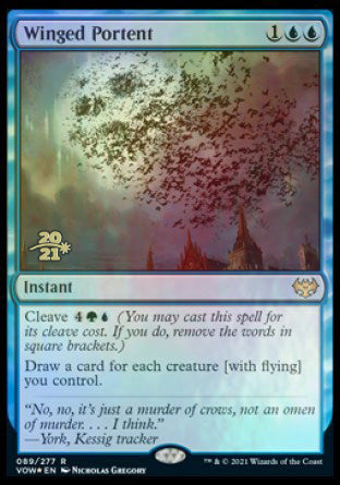 Winged Portent [Innistrad: Crimson Vow Prerelease Promos] | Gear Gaming Fayetteville