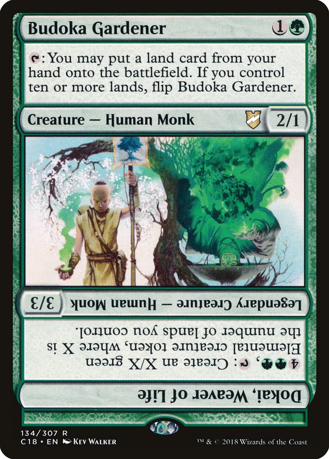 Budoka Gardener // Dokai, Weaver of Life [Commander 2018] | Gear Gaming Fayetteville