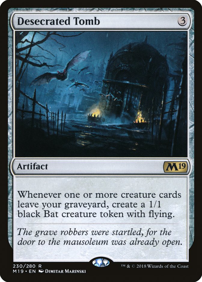 Desecrated Tomb [Core Set 2019] | Gear Gaming Fayetteville