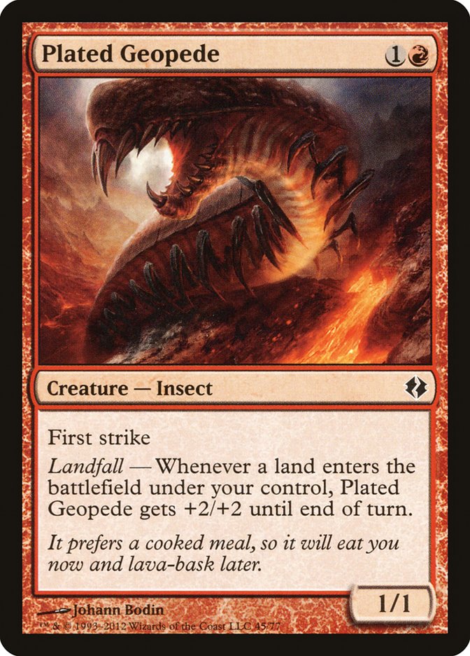 Plated Geopede [Duel Decks: Venser vs. Koth] | Gear Gaming Fayetteville