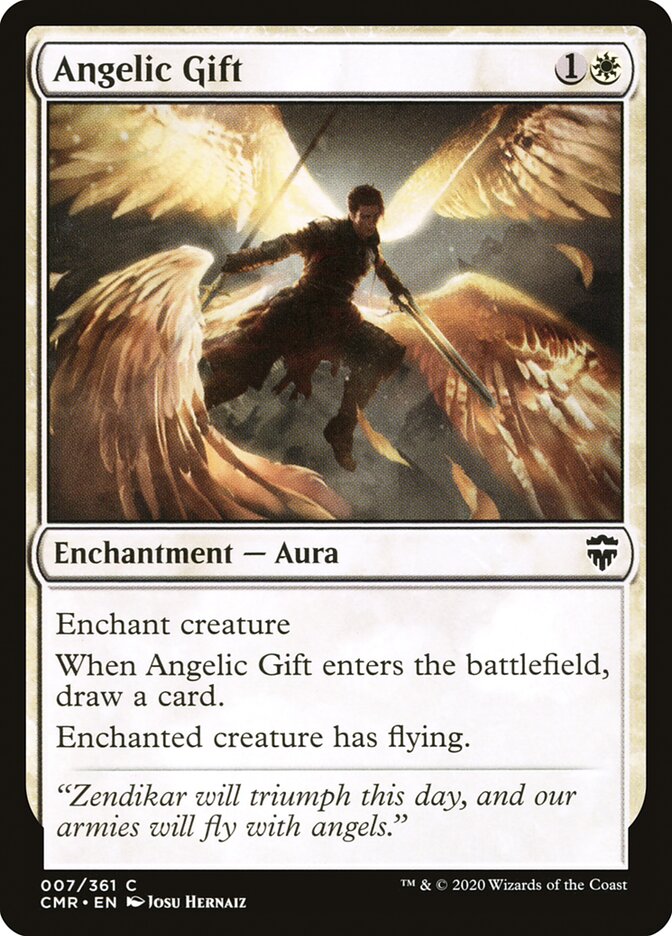 Angelic Gift [Commander Legends] | Gear Gaming Fayetteville