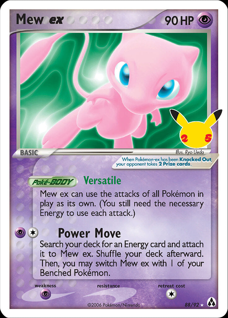 Mew ex (88/92) [Celebrations: 25th Anniversary - Classic Collection] | Gear Gaming Fayetteville