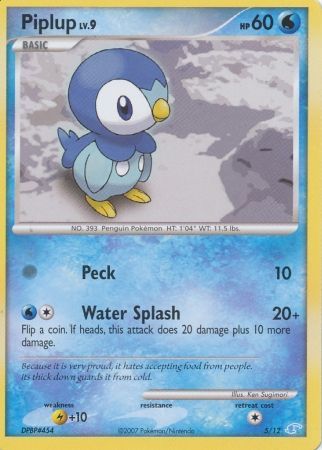 Piplup (5/12) [Diamond & Pearl: Trainer Kit - Manaphy] | Gear Gaming Fayetteville