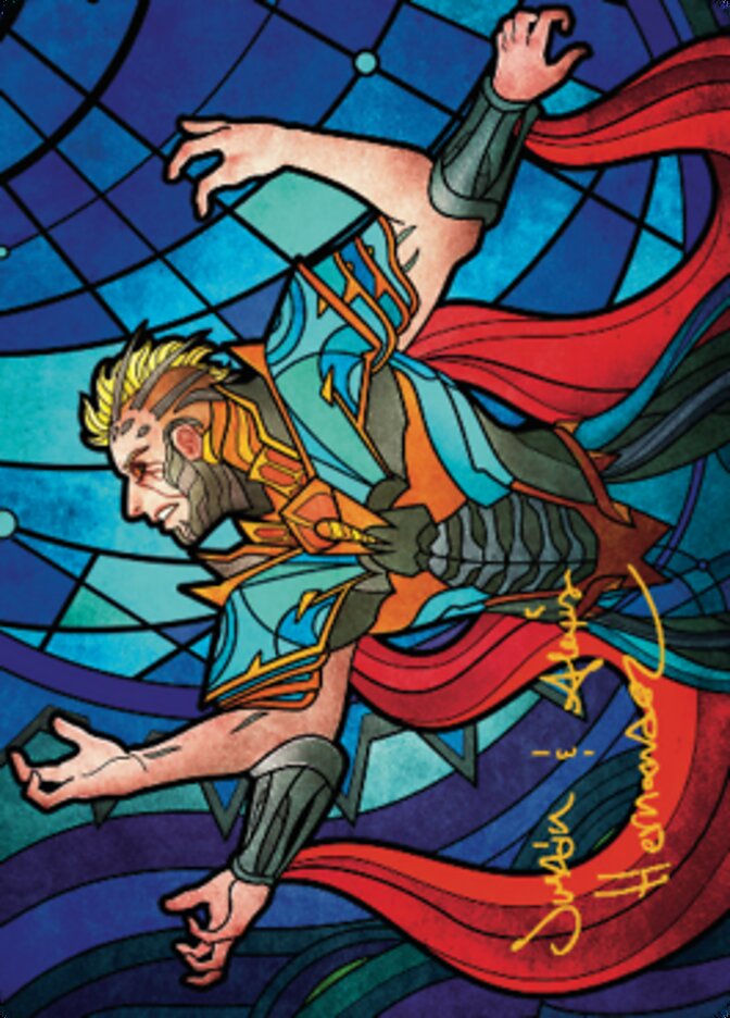 Ertai Resurrected Art Card 2 (Gold-Stamped Signature) [Dominaria United Art Series] | Gear Gaming Fayetteville