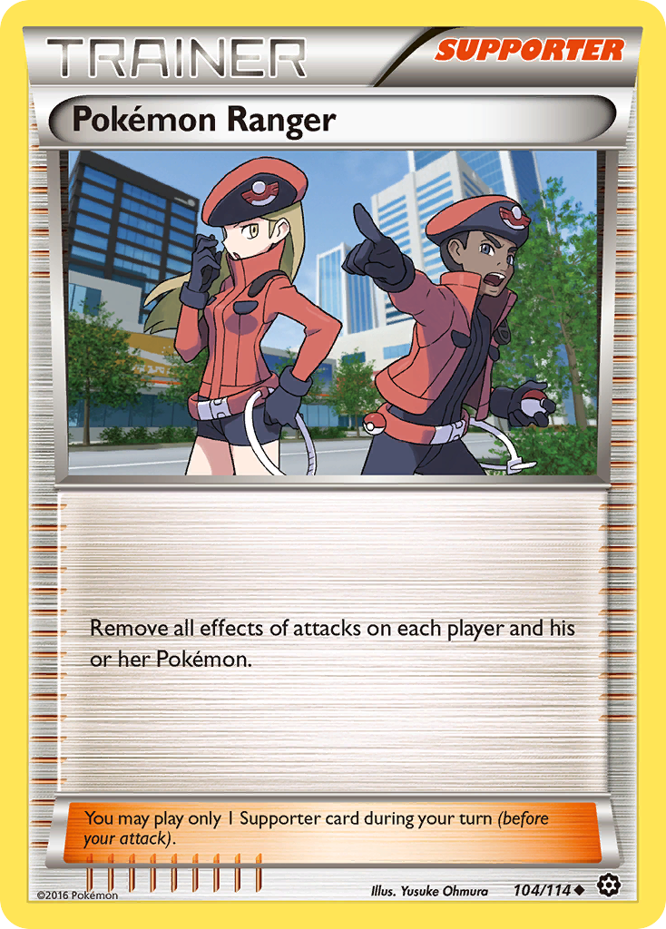 Pokemon Ranger (104/114) [XY: Steam Siege] | Gear Gaming Fayetteville