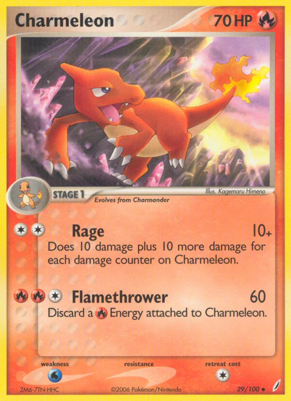 Charmeleon (29/100) [EX: Crystal Guardians] | Gear Gaming Fayetteville