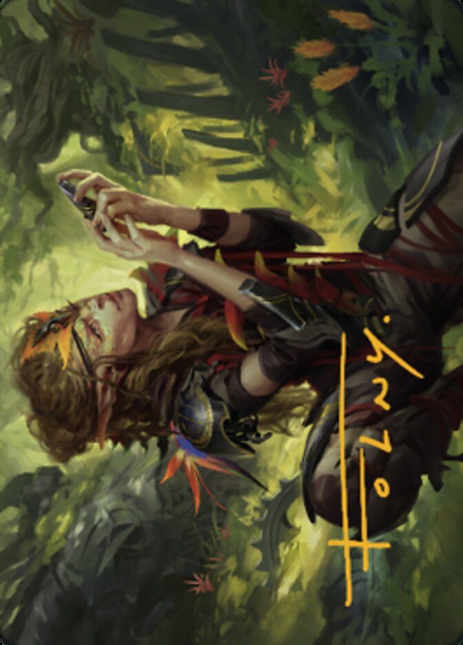 Meria, Scholar of Antiquity Art Card (Gold-Stamped Signature) [Dominaria United Art Series] | Gear Gaming Fayetteville