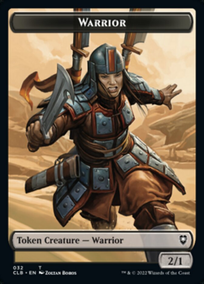 Warrior // Inkling Double-Sided Token [Commander Legends: Battle for Baldur's Gate Tokens] | Gear Gaming Fayetteville