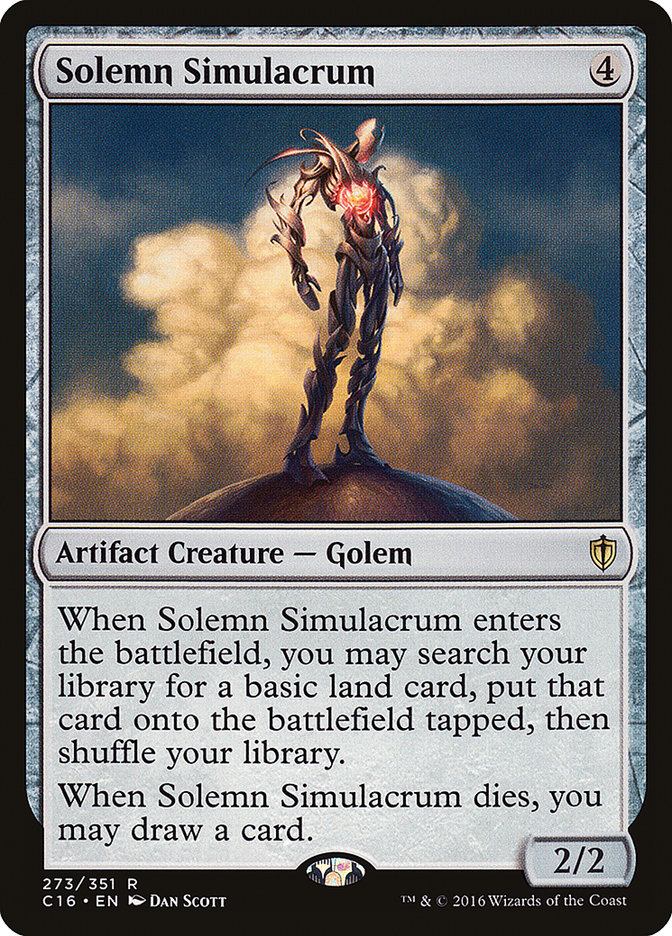 Solemn Simulacrum [Commander 2016] | Gear Gaming Fayetteville