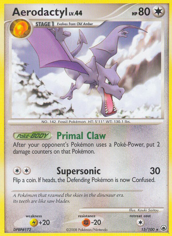 Aerodactyl (15/100) [Diamond & Pearl: Majestic Dawn] | Gear Gaming Fayetteville