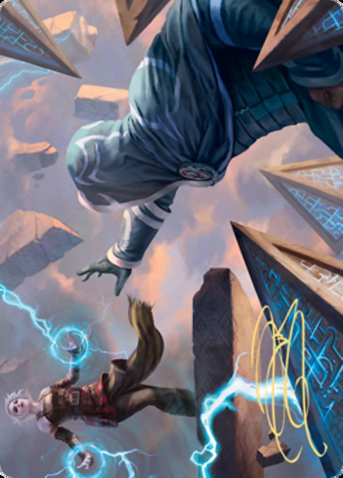 Nahiri's Binding // Nahiri's Binding Art Card [Zendikar Rising Art Series] | Gear Gaming Fayetteville