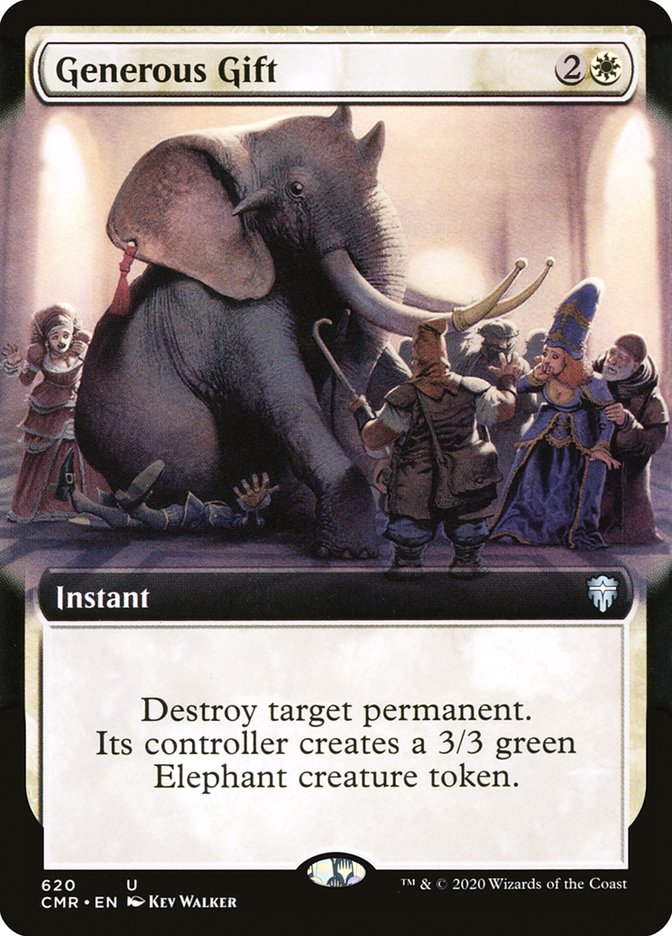 Generous Gift (Extended Art) [Commander Legends] | Gear Gaming Fayetteville