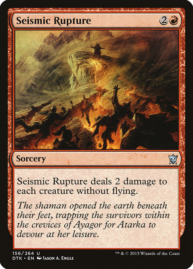 Seismic Rupture [Dragons of Tarkir] | Gear Gaming Fayetteville