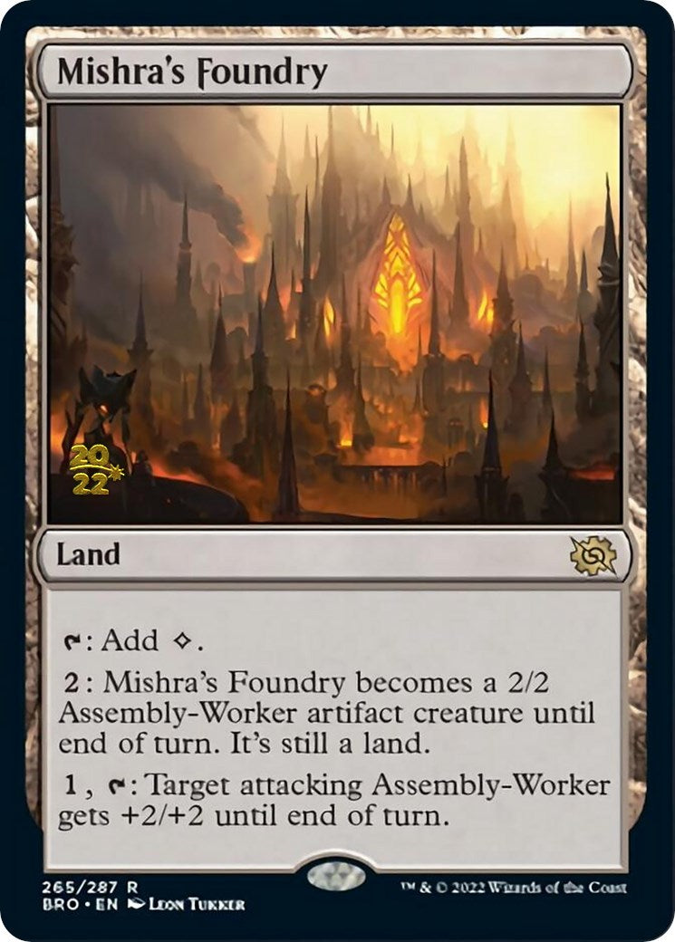 Mishra's Foundry [The Brothers' War Prerelease Promos] | Gear Gaming Fayetteville