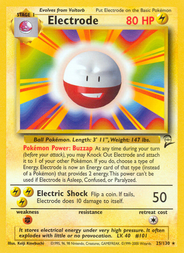 Electrode (25/130) [Base Set 2] | Gear Gaming Fayetteville