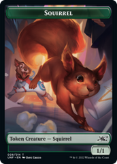 Squirrel // Treasure (012) Double-Sided Token [Unfinity Tokens] | Gear Gaming Fayetteville