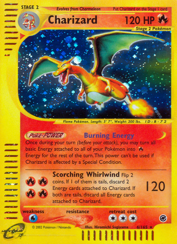 Charizard (6/165) [Expedition: Base Set] | Gear Gaming Fayetteville