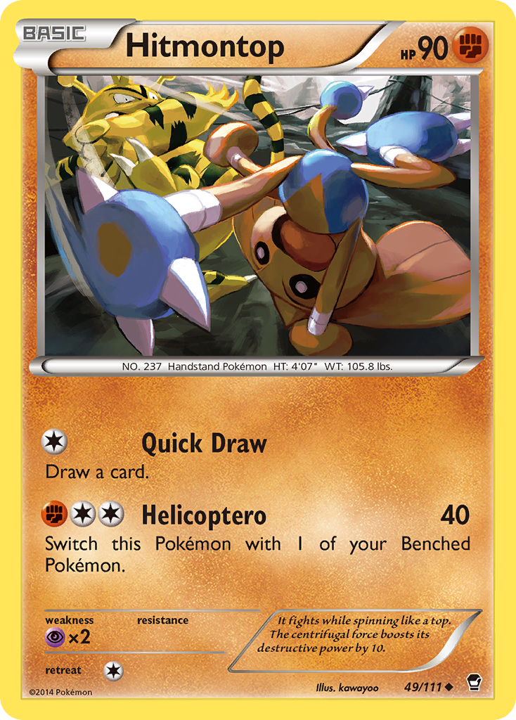 Hitmontop (49/111) [XY: Furious Fists] | Gear Gaming Fayetteville