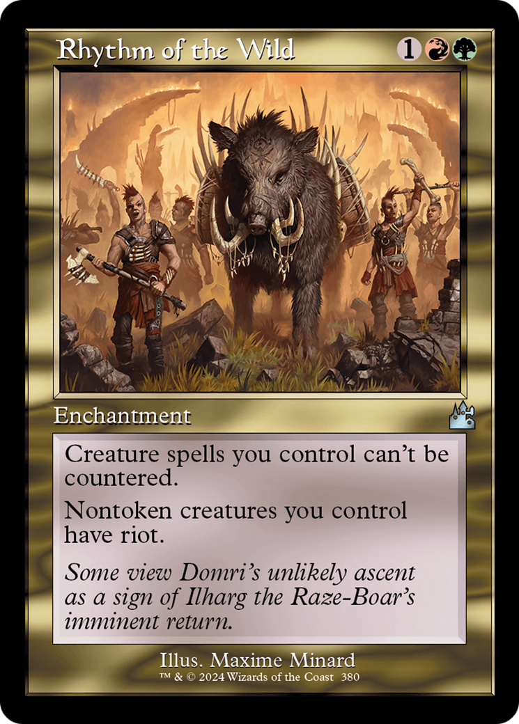 Rhythm of the Wild (Retro Frame) [Ravnica Remastered] | Gear Gaming Fayetteville