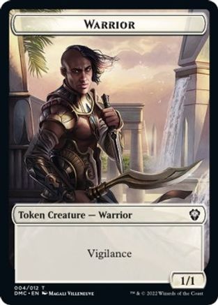 Zombie Knight // Warrior Double-Sided Token [Dominaria United Commander Tokens] | Gear Gaming Fayetteville