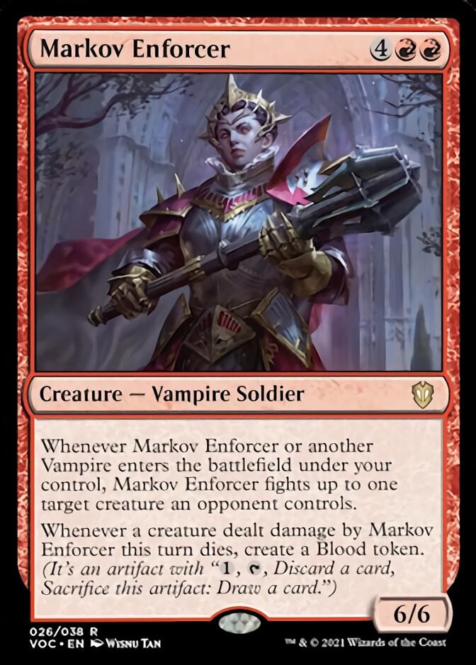 Markov Enforcer [Innistrad: Crimson Vow Commander] | Gear Gaming Fayetteville