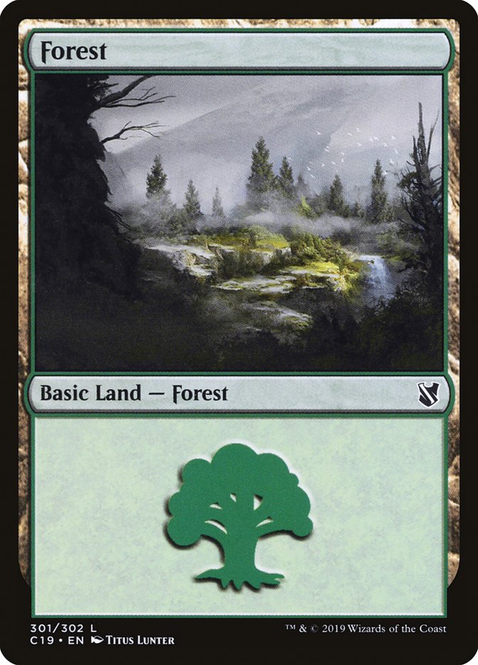 Forest (301) [Commander 2019] | Gear Gaming Fayetteville