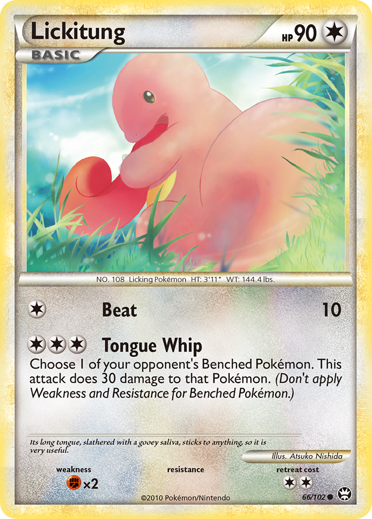 Lickitung (66/102) [HeartGold & SoulSilver: Triumphant] | Gear Gaming Fayetteville