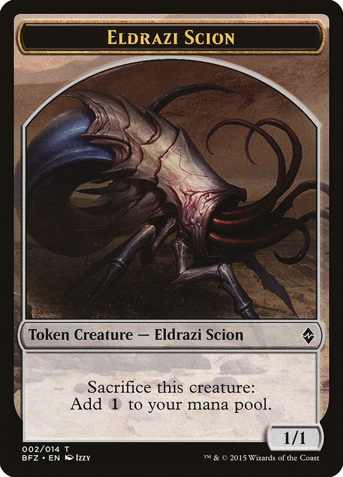 Eldrazi Scion Token (002/014) [Battle for Zendikar Tokens] | Gear Gaming Fayetteville