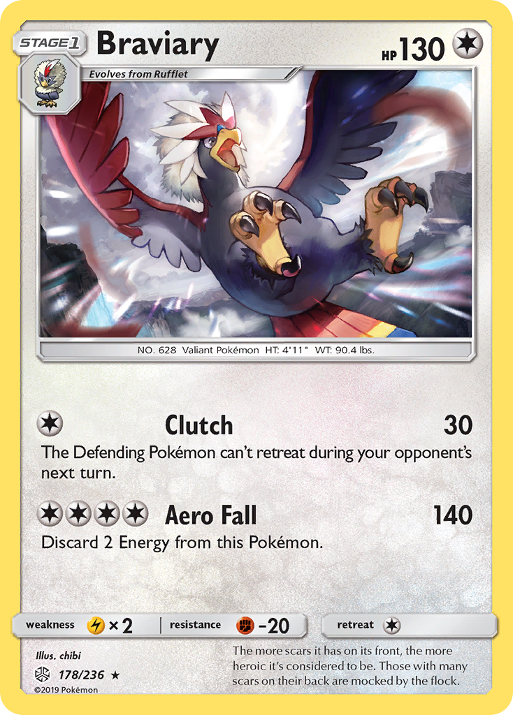 Braviary (178/236) [Sun & Moon: Cosmic Eclipse] | Gear Gaming Fayetteville