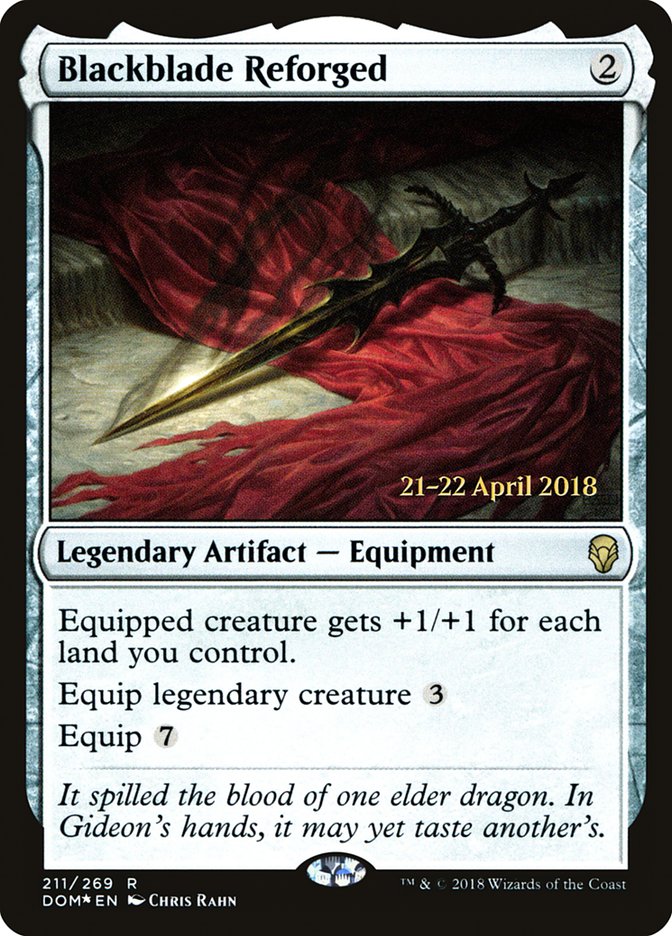 Blackblade Reforged [Dominaria Prerelease Promos] | Gear Gaming Fayetteville