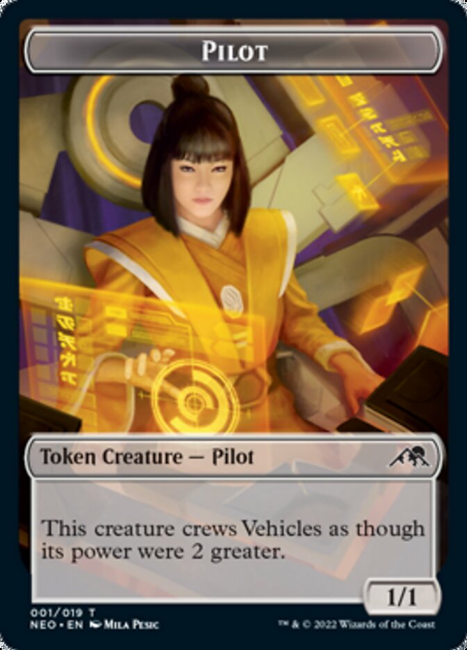 Pilot Token [Kamigawa: Neon Dynasty Tokens] | Gear Gaming Fayetteville