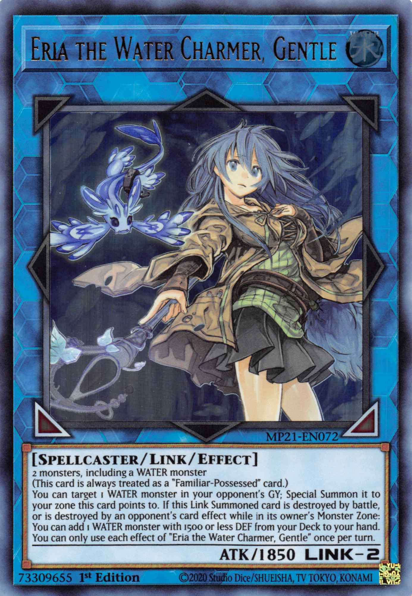 Eria the Water Charmer, Gentle [MP21-EN072] Ultra Rare | Gear Gaming Fayetteville