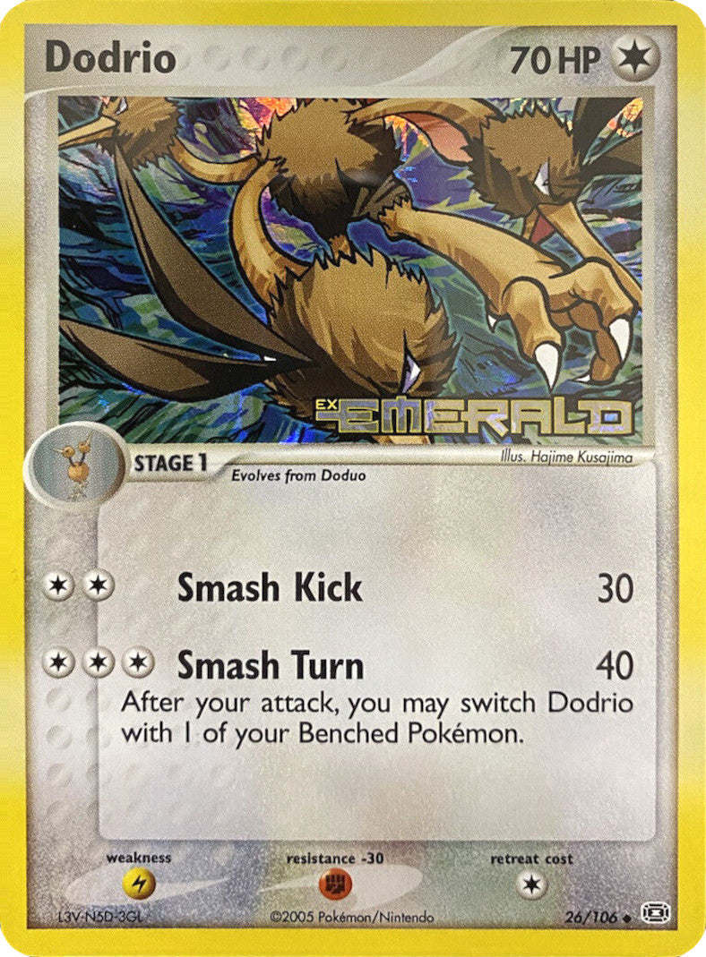 Dodrio (26/106) (Stamped) [EX: Emerald] | Gear Gaming Fayetteville