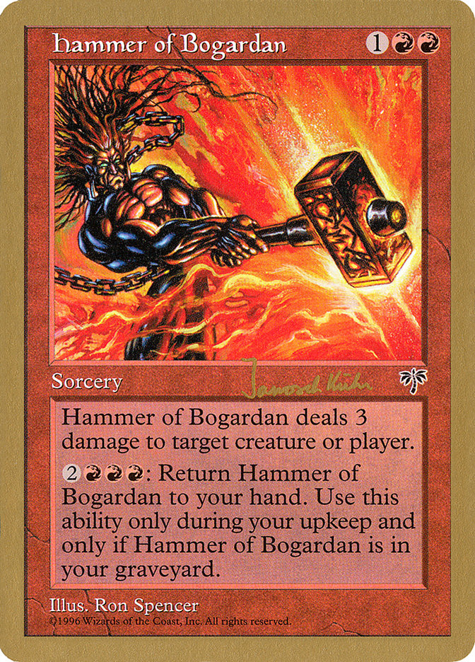 Hammer of Bogardan (Janosch Kuhn) [World Championship Decks 1997] | Gear Gaming Fayetteville