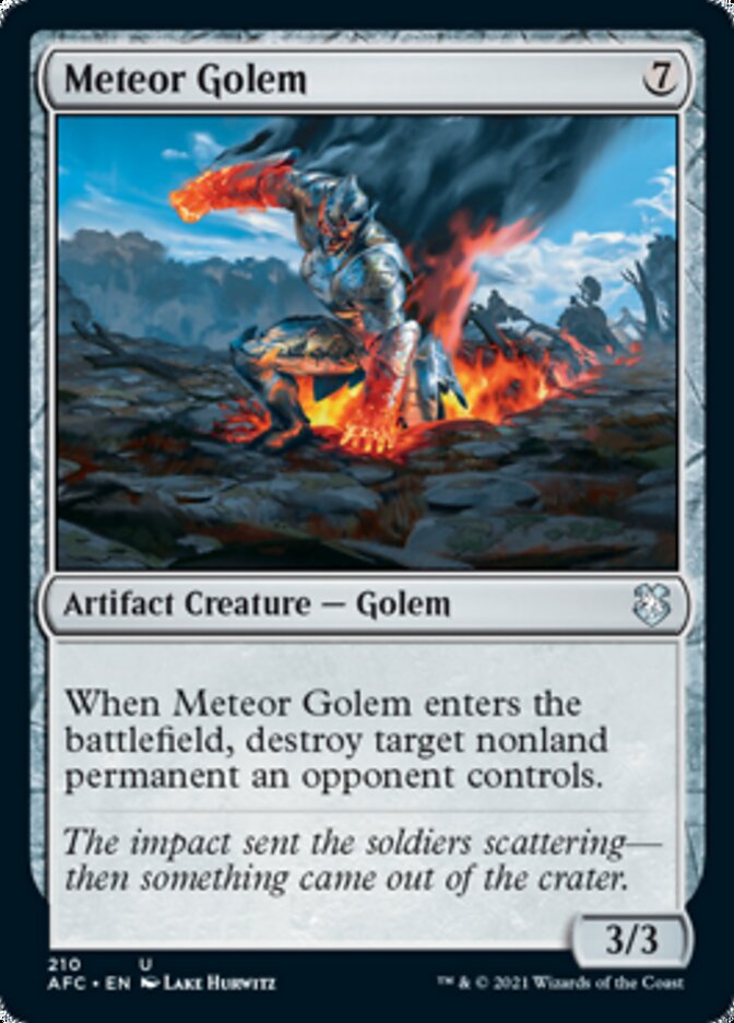 Meteor Golem [Dungeons & Dragons: Adventures in the Forgotten Realms Commander] | Gear Gaming Fayetteville