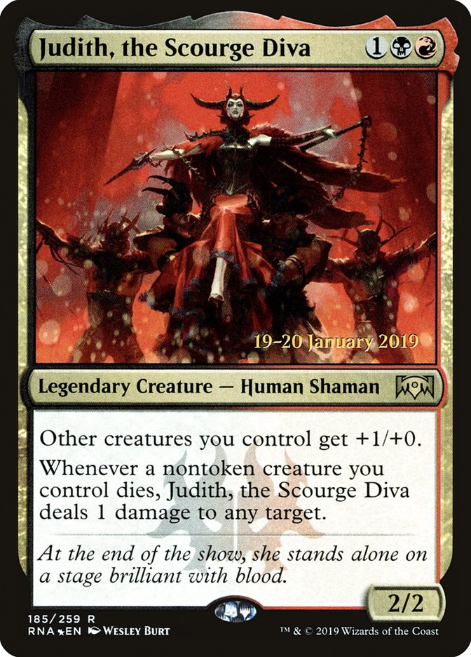 Judith, the Scourge Diva [Ravnica Allegiance Prerelease Promos] | Gear Gaming Fayetteville
