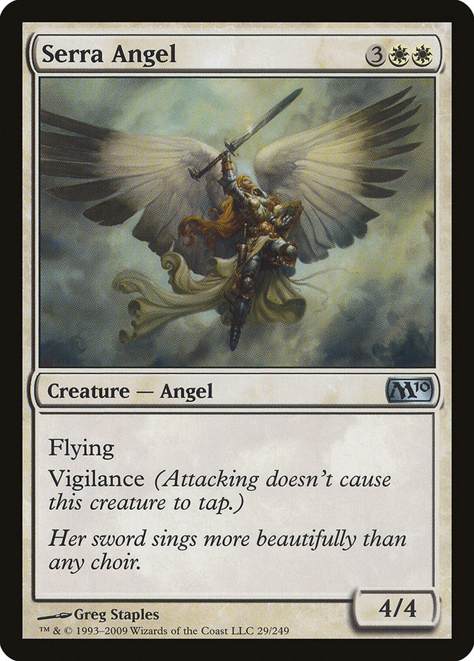 Serra Angel [Magic 2010] | Gear Gaming Fayetteville