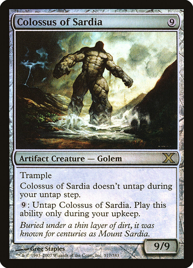 Colossus of Sardia (Premium Foil) [Tenth Edition] | Gear Gaming Fayetteville