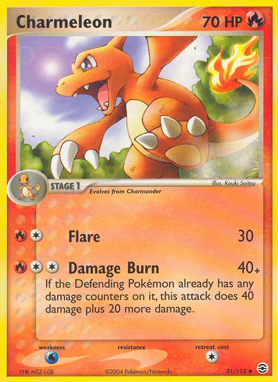 Charmeleon (31/112) [EX: FireRed & LeafGreen] | Gear Gaming Fayetteville