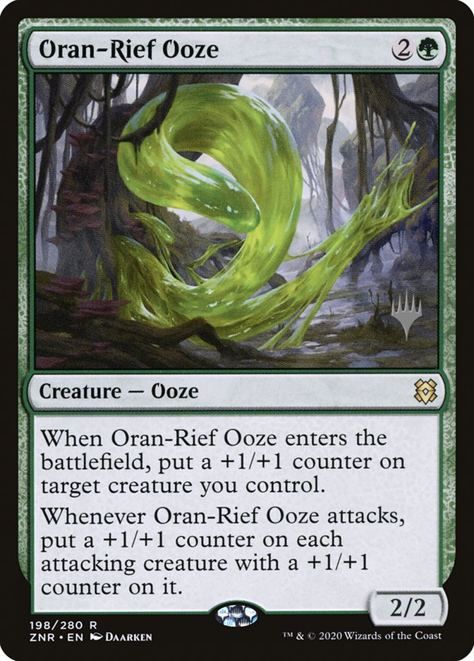 Oran-Rief Ooze (Promo Pack) [Zendikar Rising Promos] | Gear Gaming Fayetteville