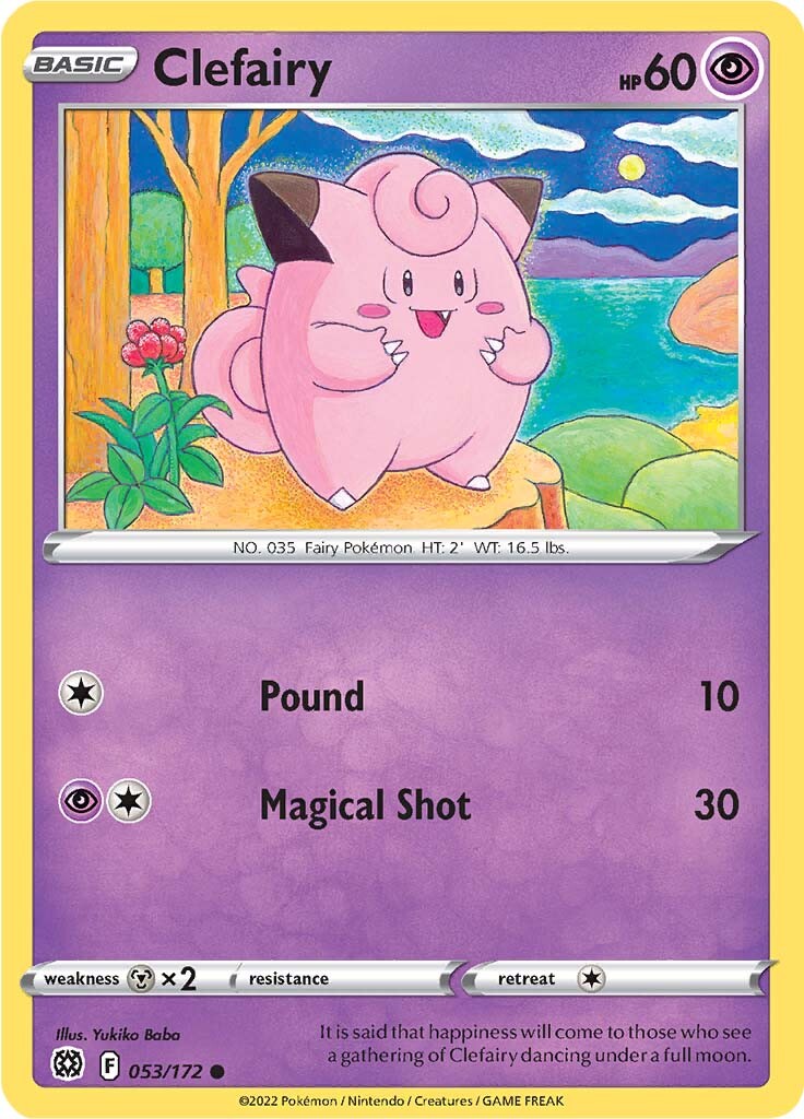 Clefairy (053/172) [Sword & Shield: Brilliant Stars] | Gear Gaming Fayetteville