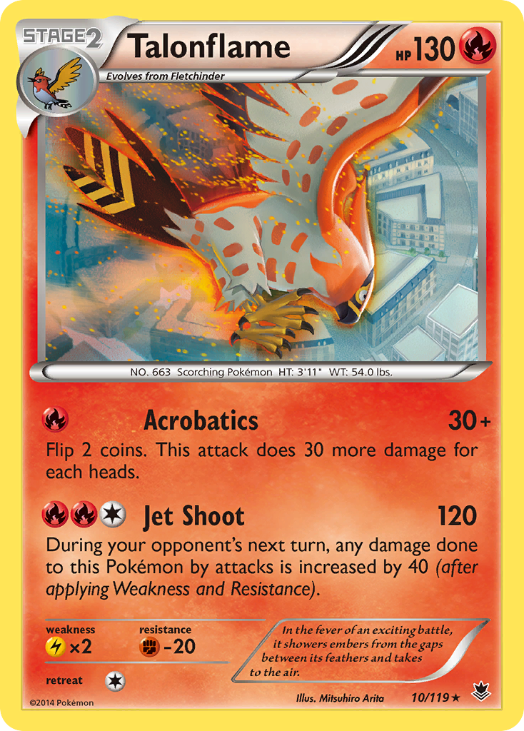 Talonflame (10/119) [XY: Phantom Forces] | Gear Gaming Fayetteville