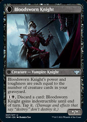 Bloodsworn Squire // Bloodsworn Knight [Innistrad: Crimson Vow] | Gear Gaming Fayetteville