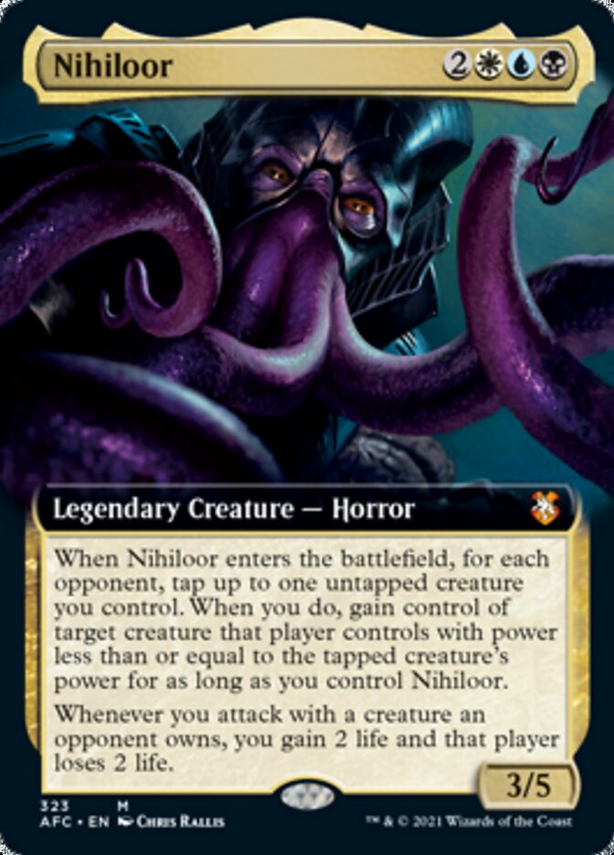 Nihiloor (Extended Art) [Dungeons & Dragons: Adventures in the Forgotten Realms Commander] | Gear Gaming Fayetteville