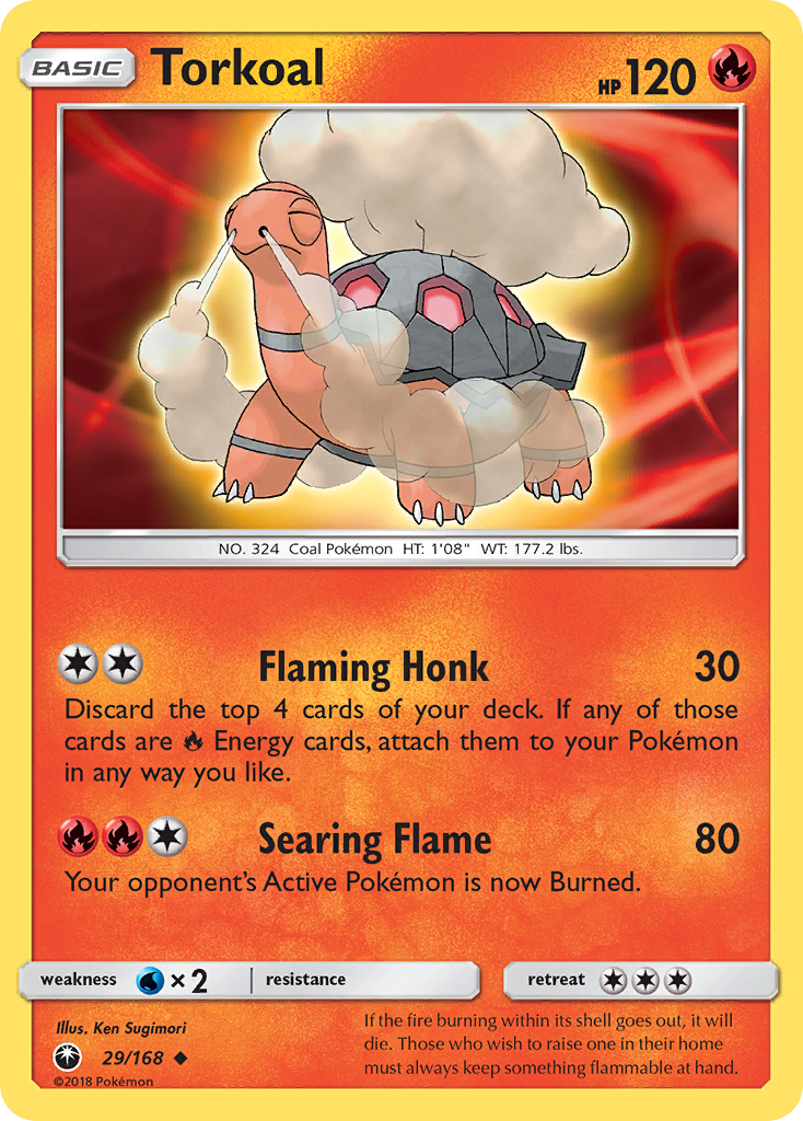 Torkoal (29/168) [Sun & Moon: Celestial Storm] | Gear Gaming Fayetteville