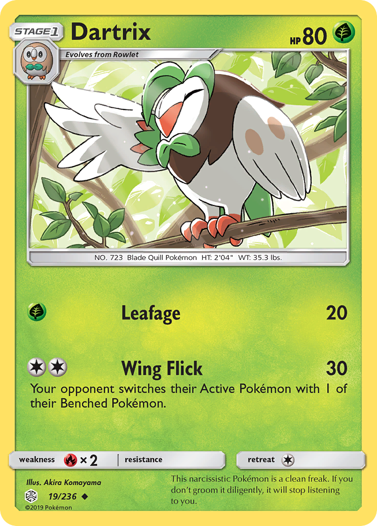 Dartrix (19/236) [Sun & Moon: Cosmic Eclipse] | Gear Gaming Fayetteville