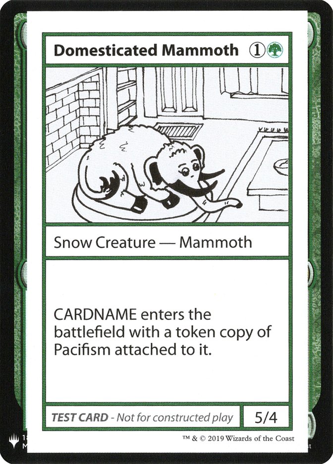 Domesticated Mammoth [Mystery Booster Playtest Cards] | Gear Gaming Fayetteville