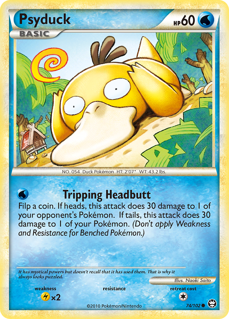 Psyduck (74/102) [HeartGold & SoulSilver: Triumphant] | Gear Gaming Fayetteville